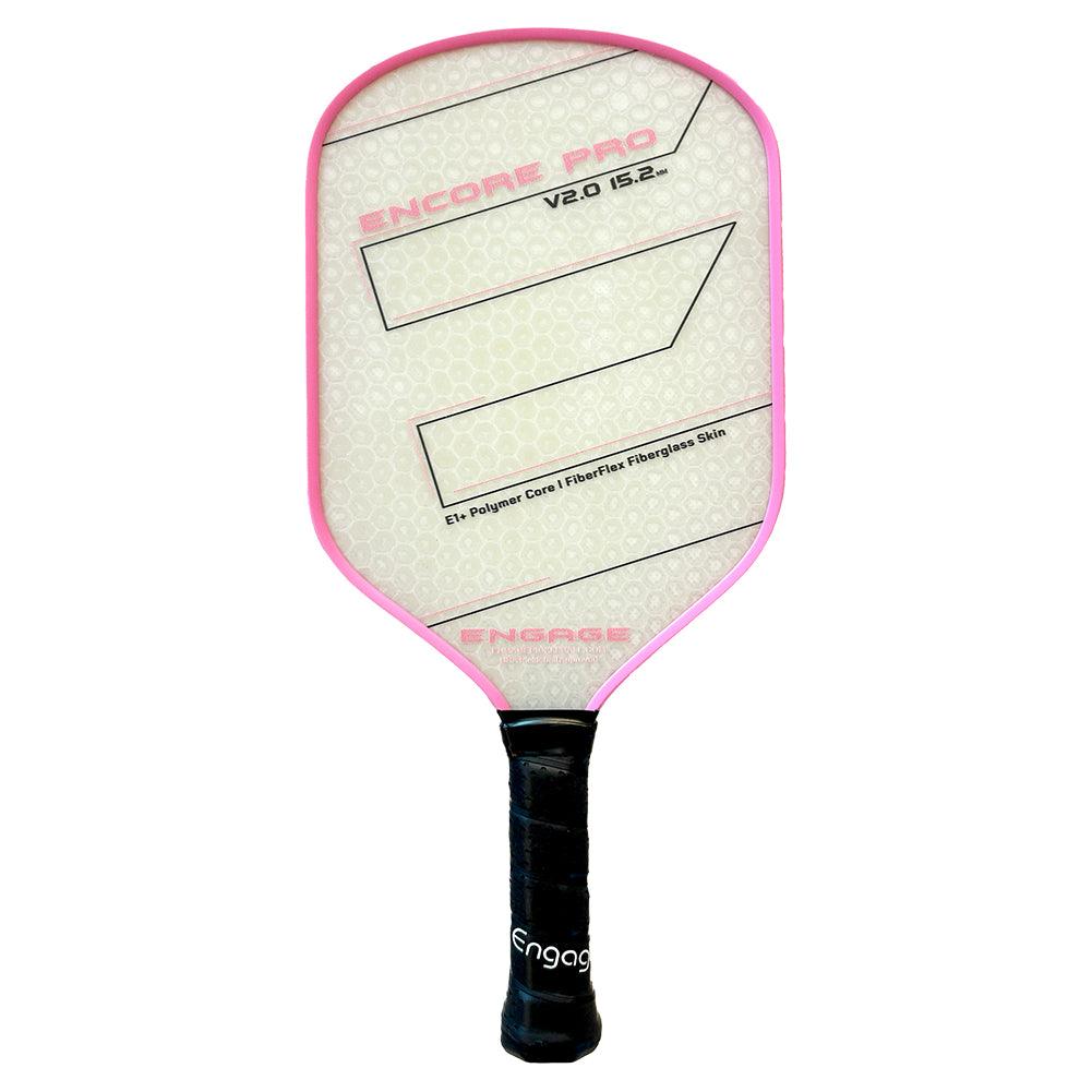 Encore Pro V2.0 15.2 Pickleball Paddle Pink Blaze Racquets Engage Pickleball
