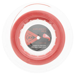 Explosive Red Tennis String Reel Strings Dunlop