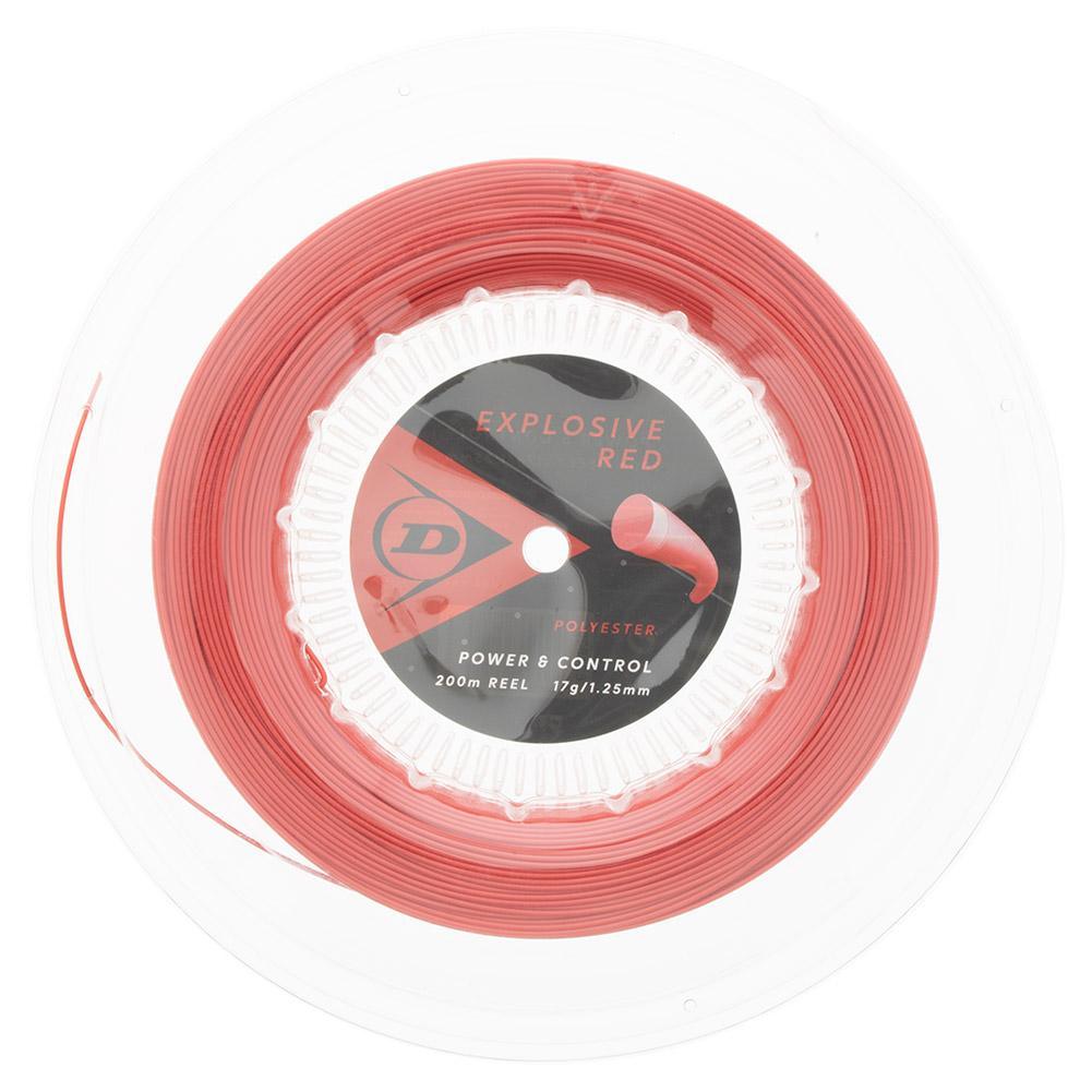 Explosive Red Tennis String Reel Strings Dunlop