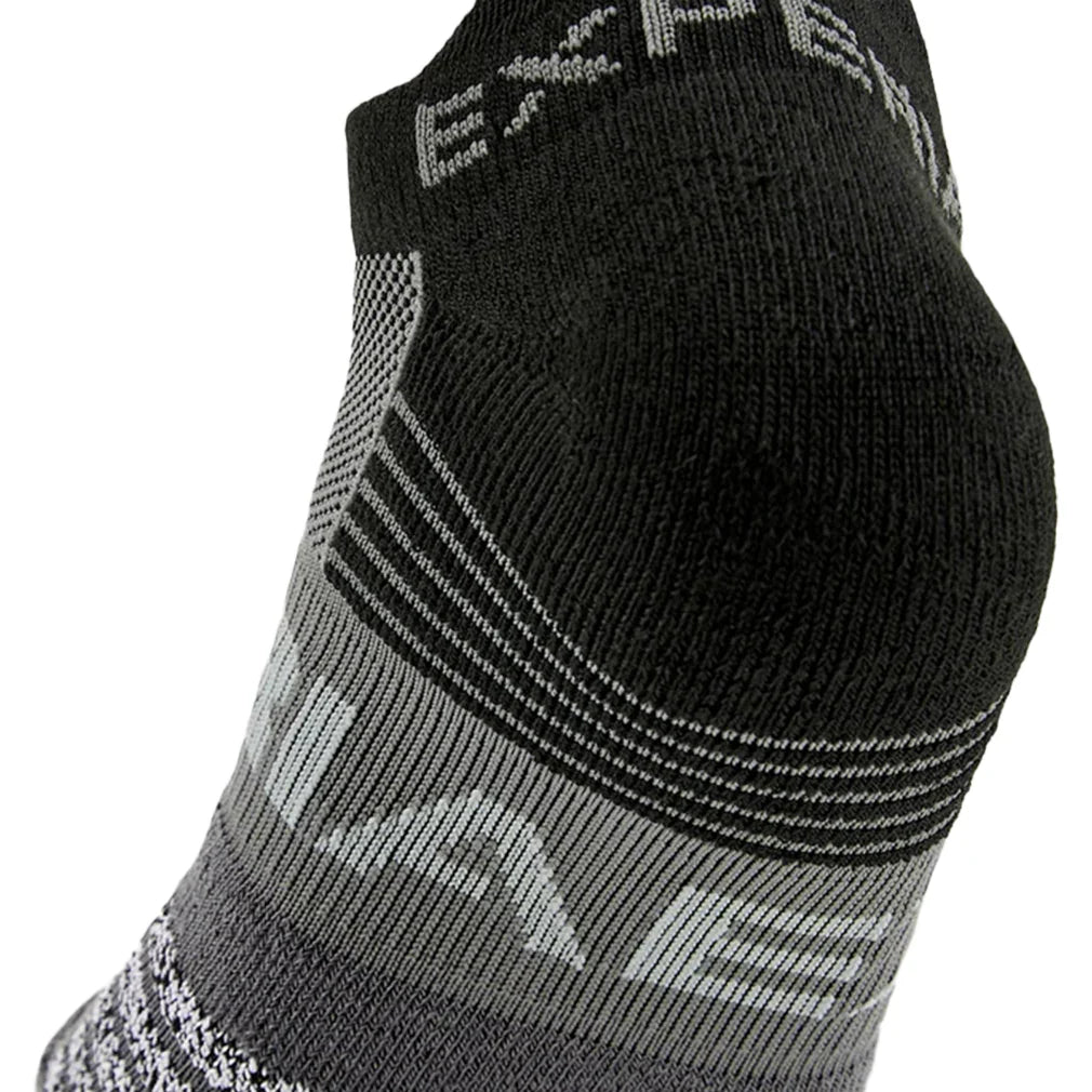 Experia Light Cushion No Show Tab Tennis Socks Black Socks Thorlo