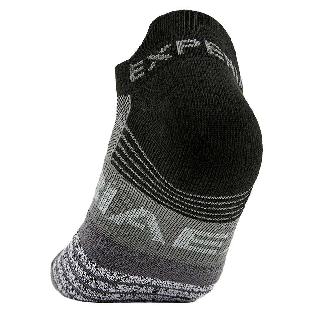 Experia Light Cushion No Show Tab Tennis Socks Black Socks Thorlo