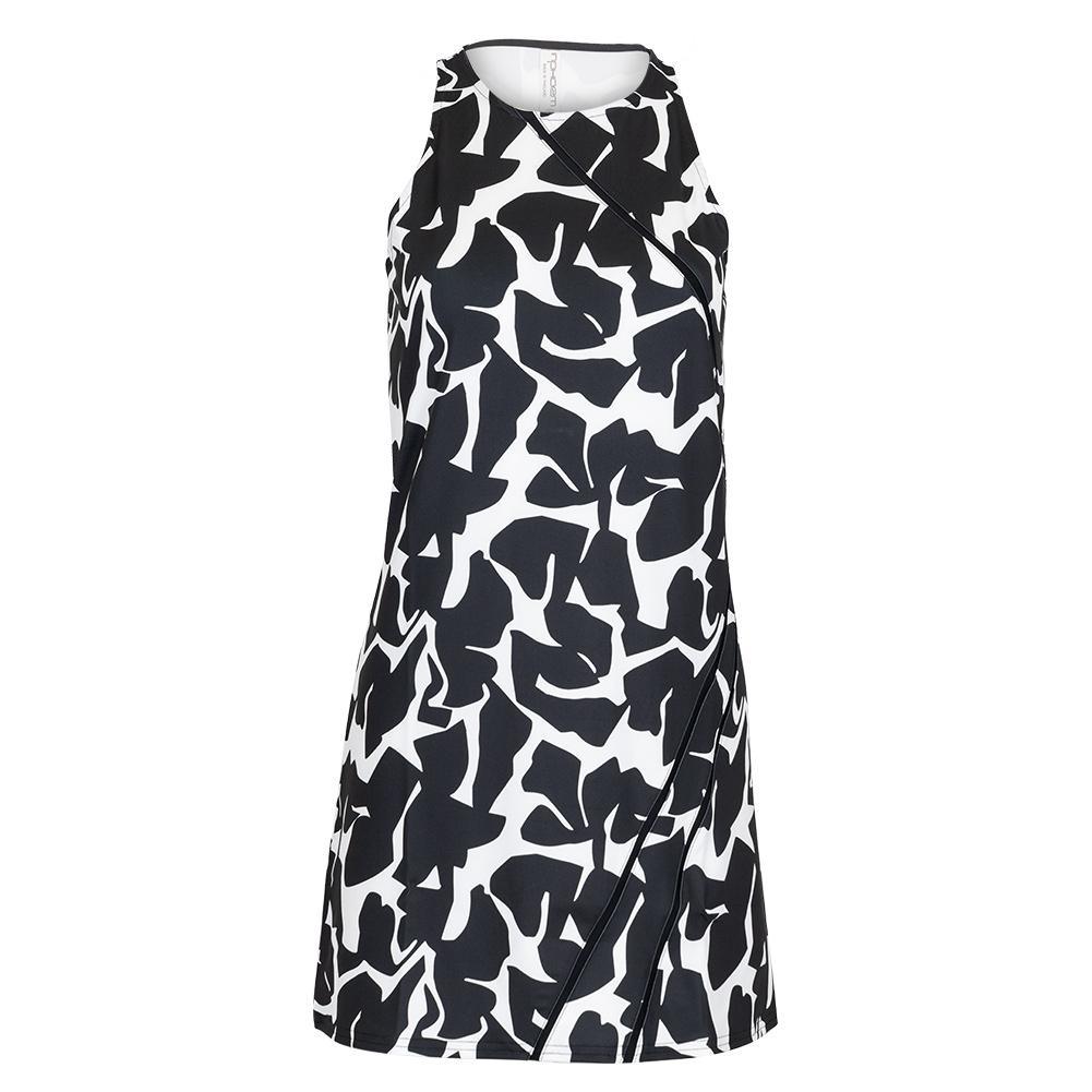 Women`s New Elisa Tennis Dress Black Graphic Apparel Inphorm
