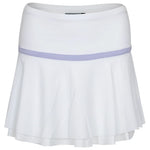 Women`s New Harlow 13.5 Inch Tennis Skort White and Cosmic Apparel Inphorm