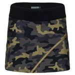 Women`s Elise 13.5 Inch Tennis Skort Camo and Black Apparel Inphorm