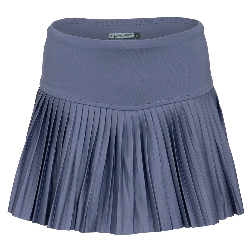 Women`s Harper Pleated Tennis Skort Shadow Blue Apparel Inphorm