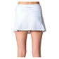 Women`s Anna 13.5 Inch Tennis Skort White and Veridian Apparel Inphorm