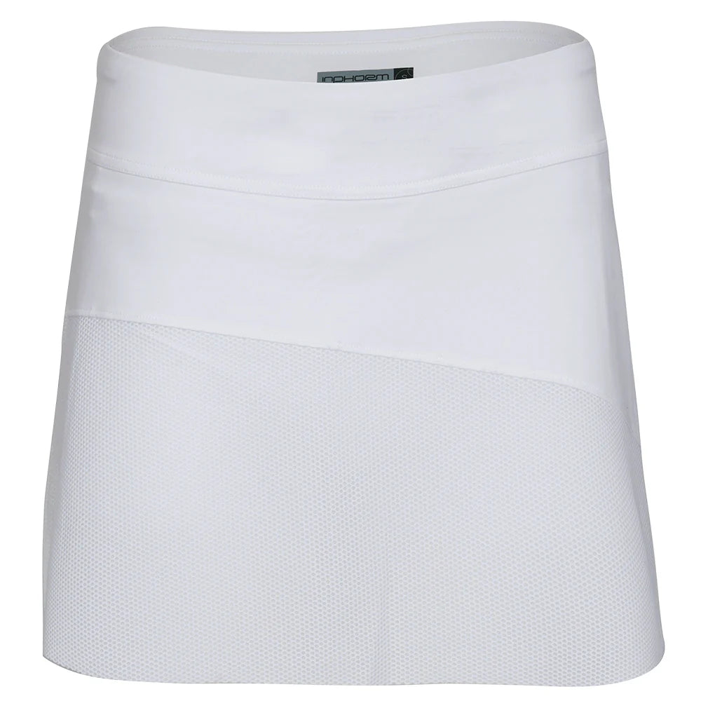 Women`s Zoe Tennis Skort White Apparel Inphorm