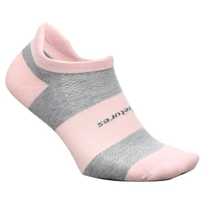 High Performance Ultra Light No Show Tab Socks Pink Blanket Feetures