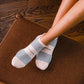 High Performance Ultra Light No Show Tab Socks Pink Blanket Feetures