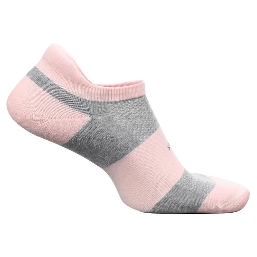 High Performance Ultra Light No Show Tab Socks Pink Blanket Feetures