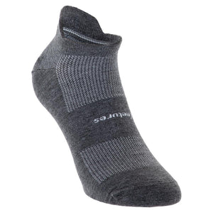 High Performance Ultra Light No Show Tab Socks Heather Gray Socks Feetures