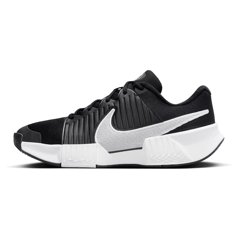 Men's GP Challenge Pro Tennis Shoes Black and White Footwear Nike