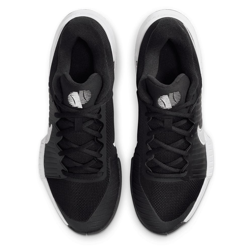 Men's GP Challenge Pro Tennis Shoes Black and White Footwear Nike