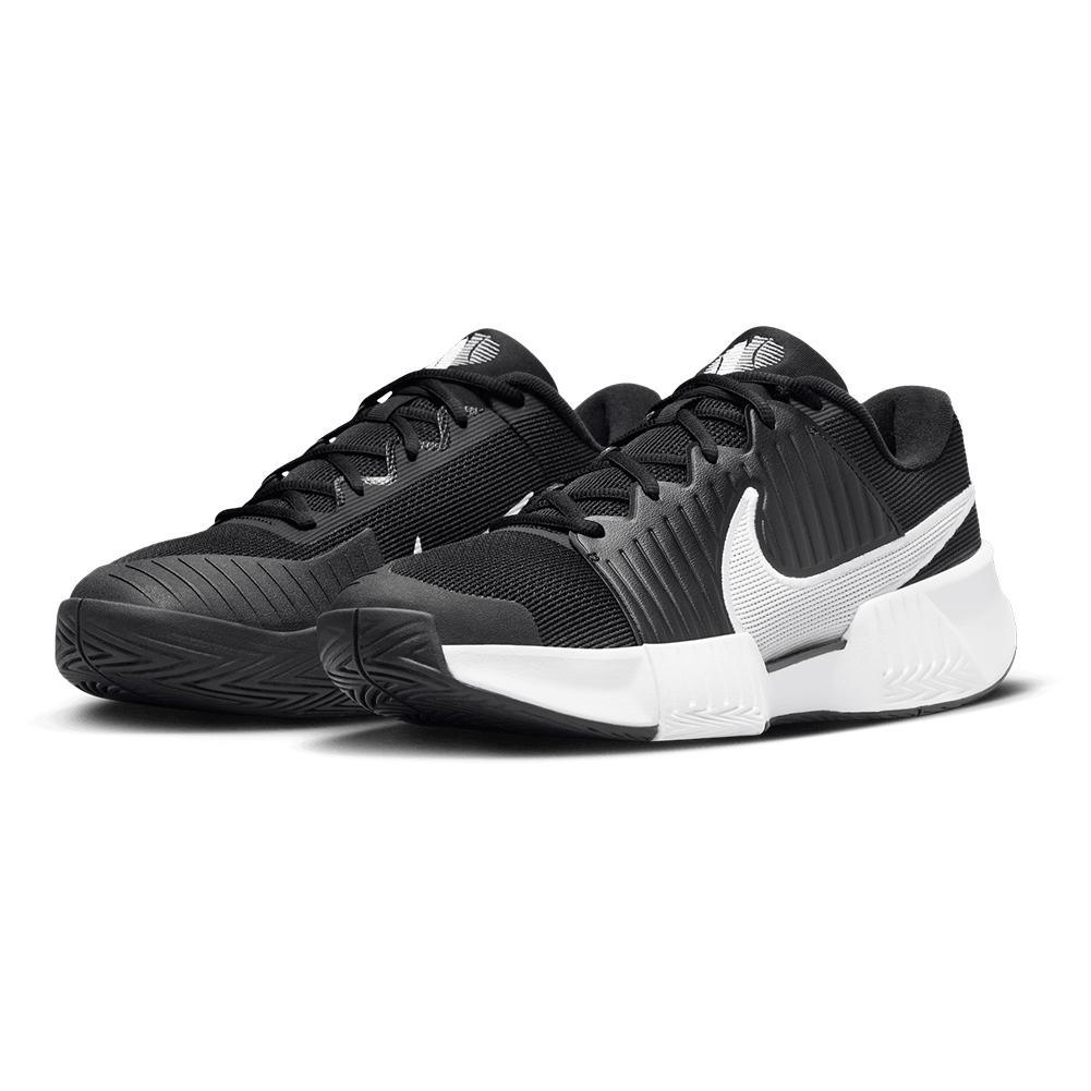 Men's GP Challenge Pro Tennis Shoes Black and White Footwear Nike
