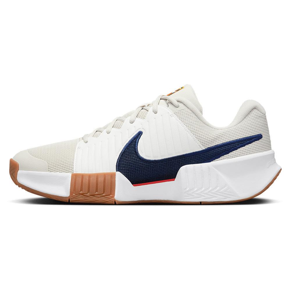 Men`s GP Challenge Pro Tennis Shoes Summit White and Binary Blue Footwear Nike