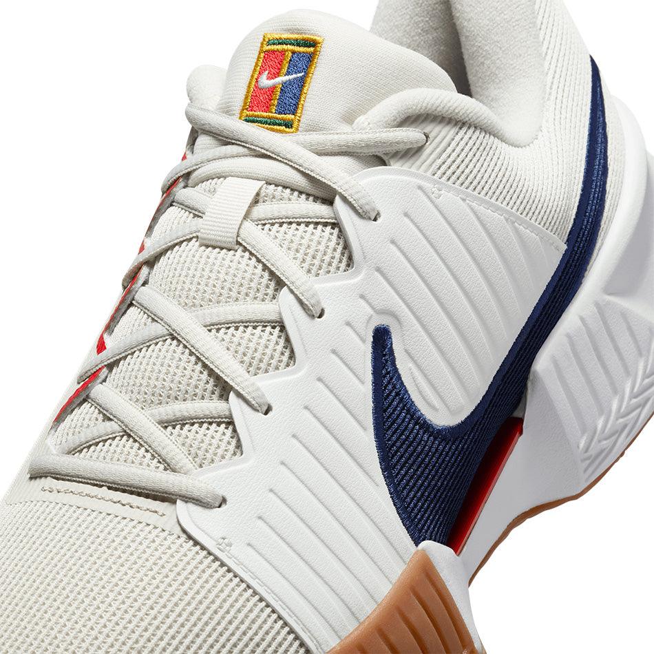 Men`s GP Challenge Pro Tennis Shoes Summit White and Binary Blue Footwear Nike