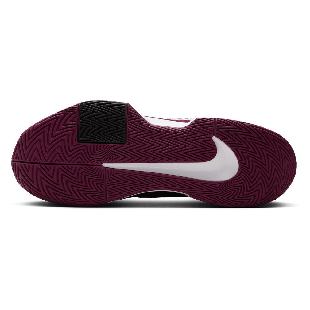 Mens GP Challenge Pro Tennis Shoes Dark Smoke Grey and Sangria Footwear Nike