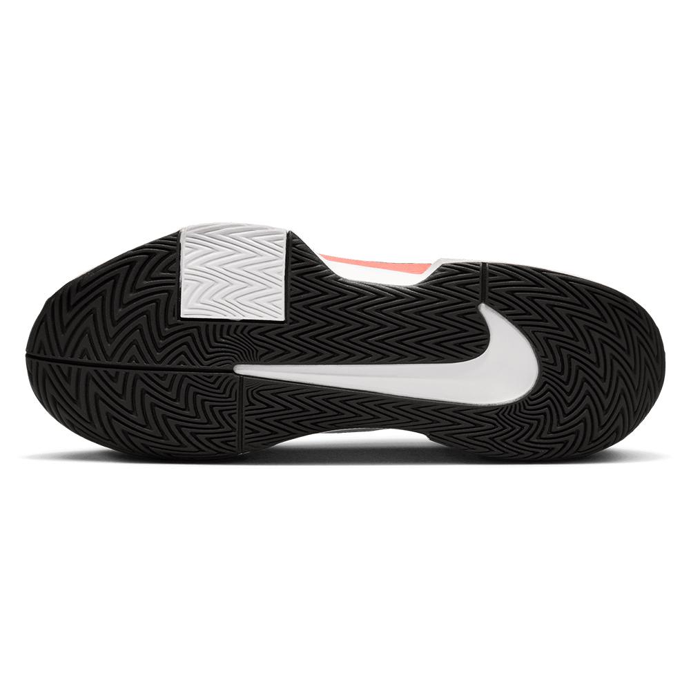 Men's GP Challenge Pro Tennis Shoes White and Hot Lava Footwear Nike