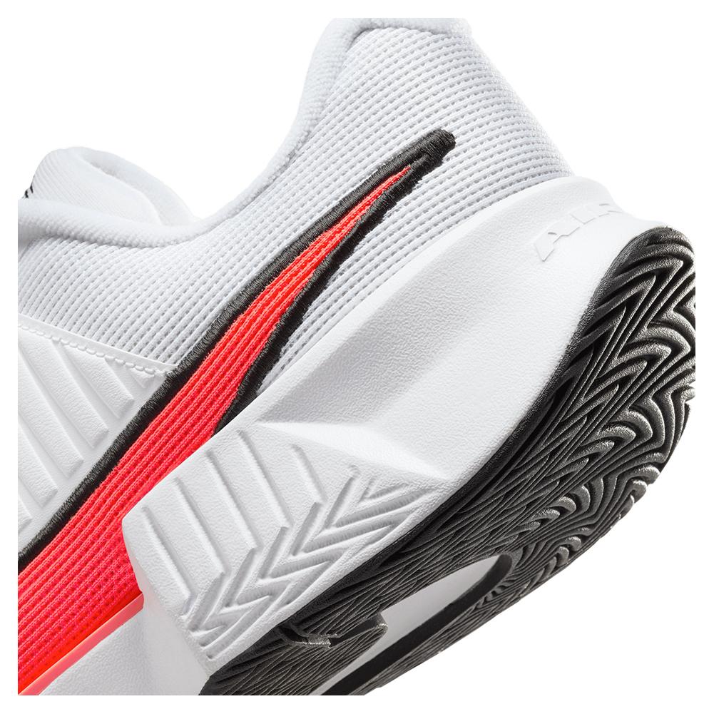 Men's GP Challenge Pro Tennis Shoes White and Hot Lava Footwear Nike