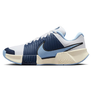 Men's GP Challenge Pro Tennis Shoes White and Psychic Blue Footwear Nike