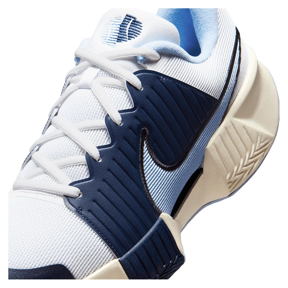 Men's GP Challenge Pro Tennis Shoes White and Psychic Blue Footwear Nike