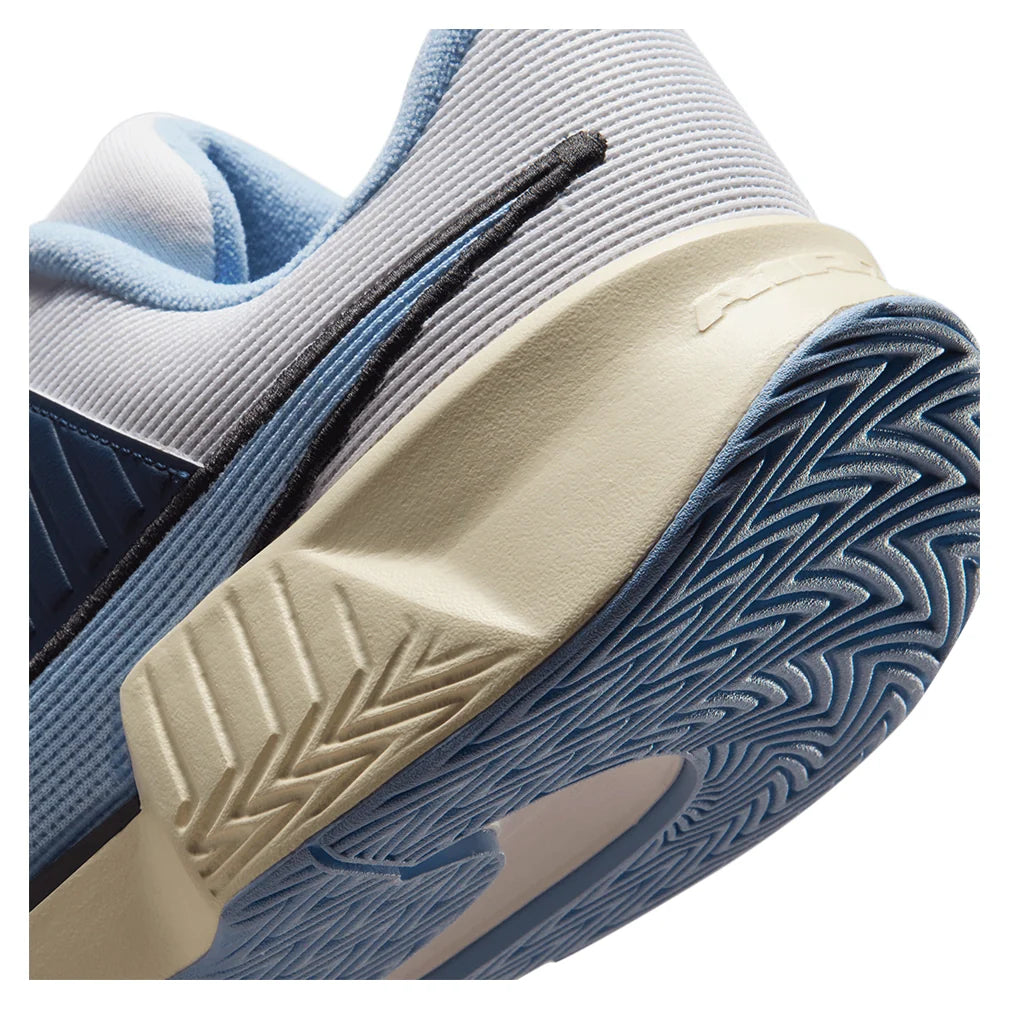 Men's GP Challenge Pro Tennis Shoes White and Psychic Blue Footwear Nike