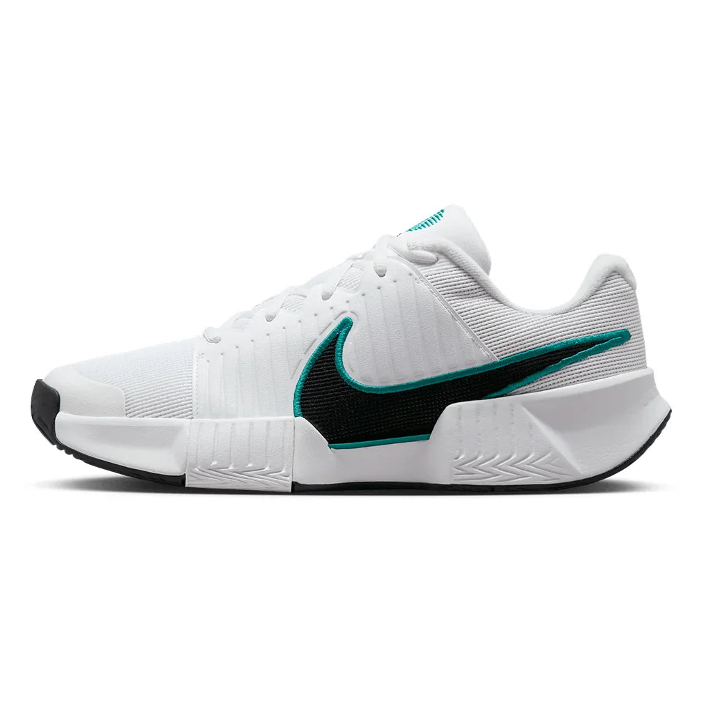 Men`s GP Challenge Pro Tennis Shoes White and Black Footwear Nike