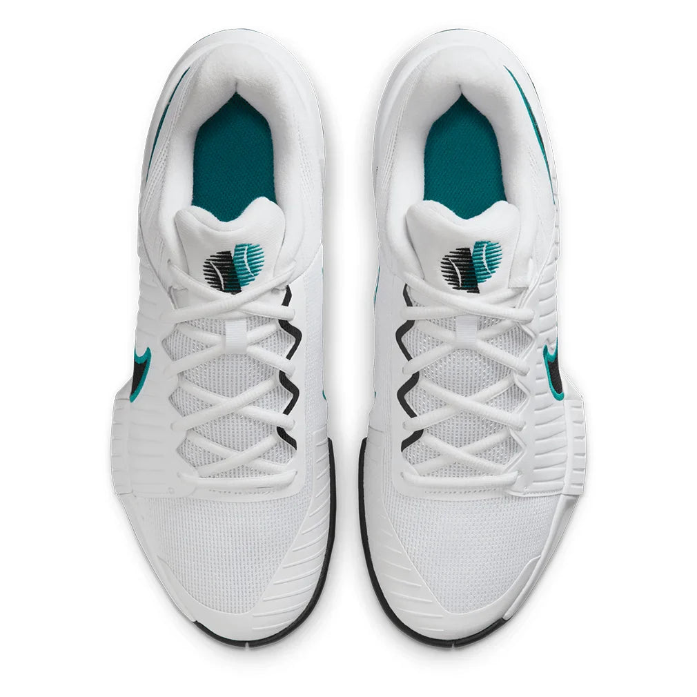 Men`s GP Challenge Pro Tennis Shoes White and Black Footwear Nike