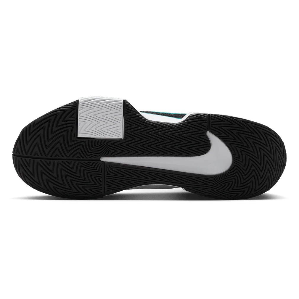 Men`s GP Challenge Pro Tennis Shoes White and Black Footwear Nike