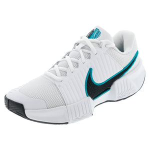 Men`s GP Challenge Pro Tennis Shoes White and Black Footwear Nike