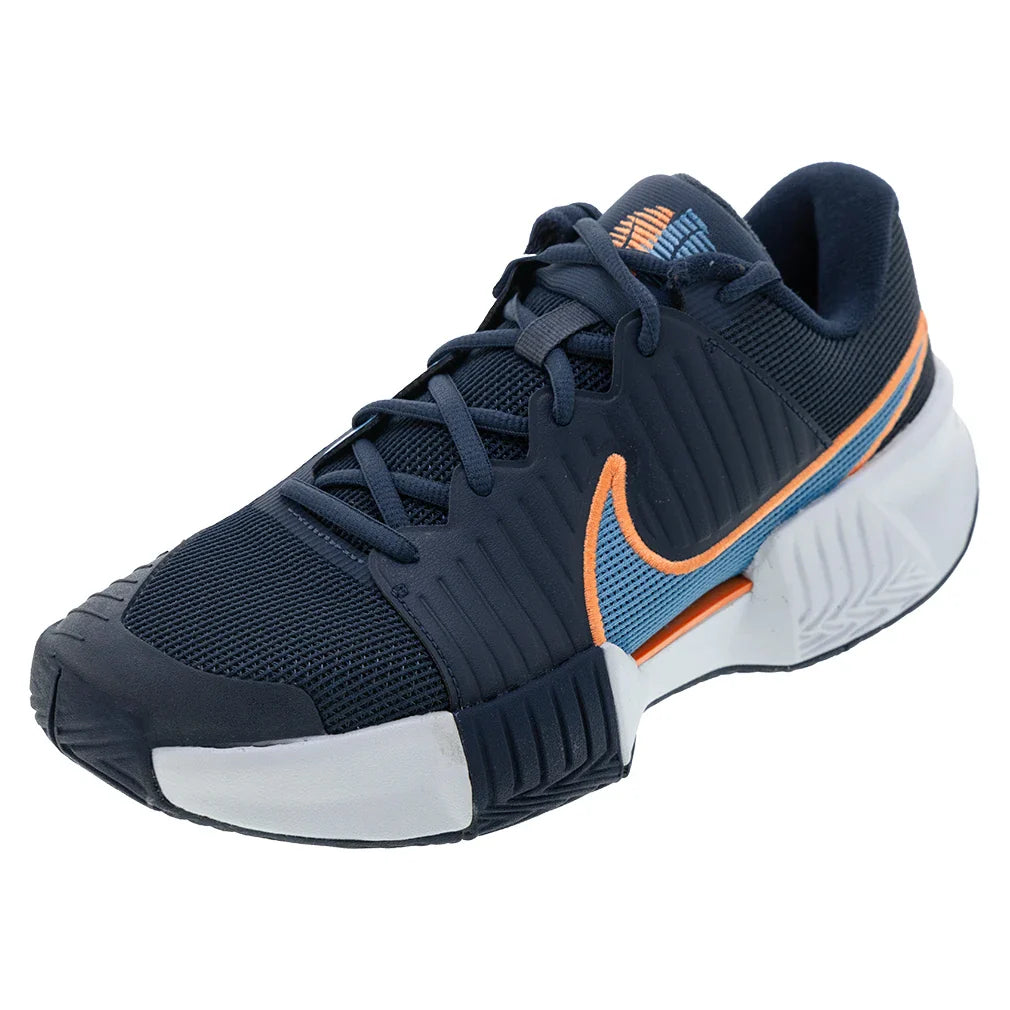 Men`s GP Challenge Pro Tennis Shoes Thunder Blue and Obsidian Nike