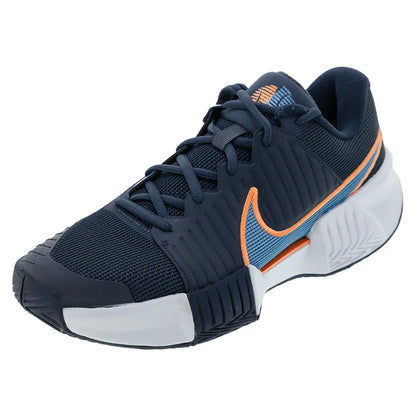 Men`s GP Challenge Pro Tennis Shoes Thunder Blue and Obsidian Nike
