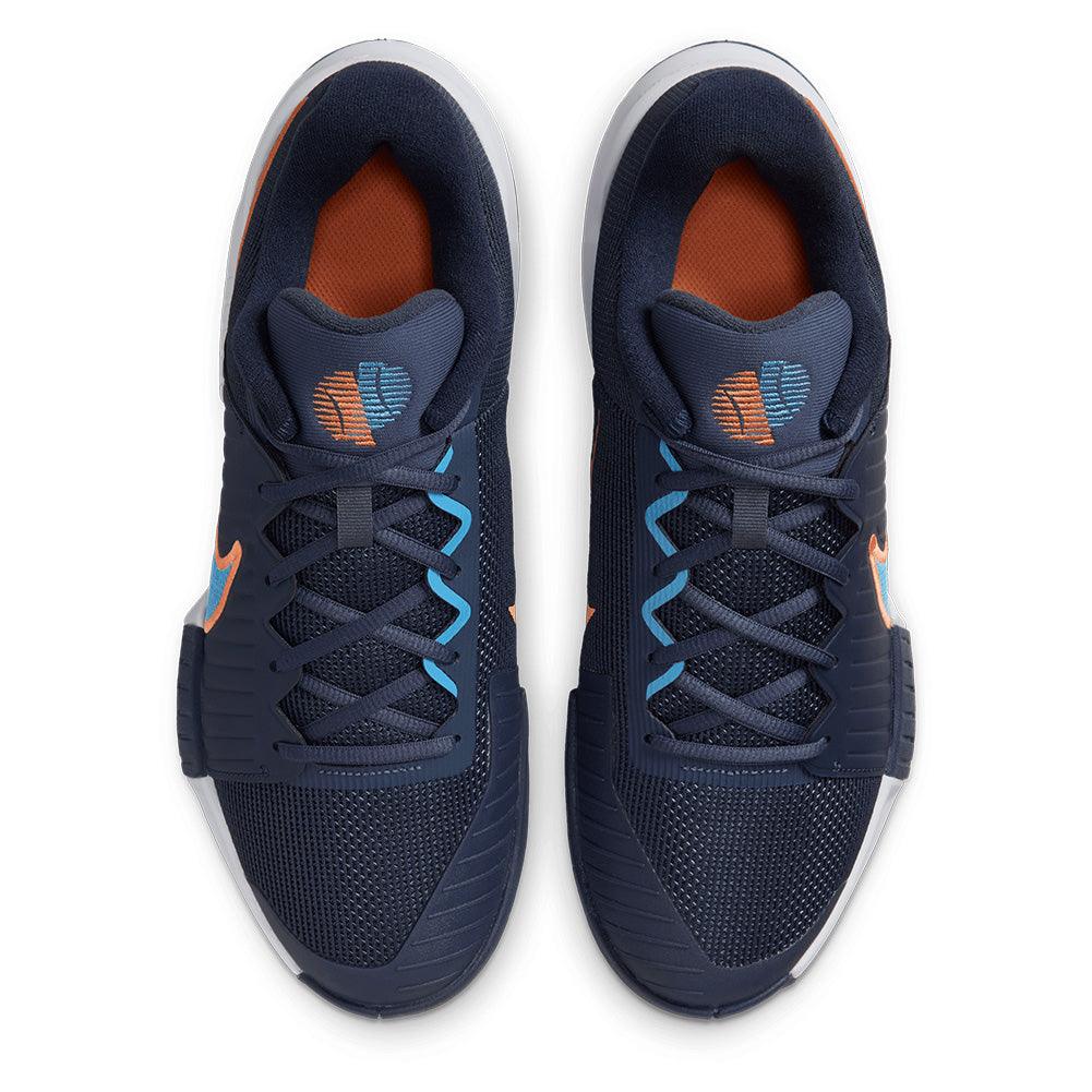 Men`s GP Challenge Pro Tennis Shoes Thunder Blue and Obsidian Nike