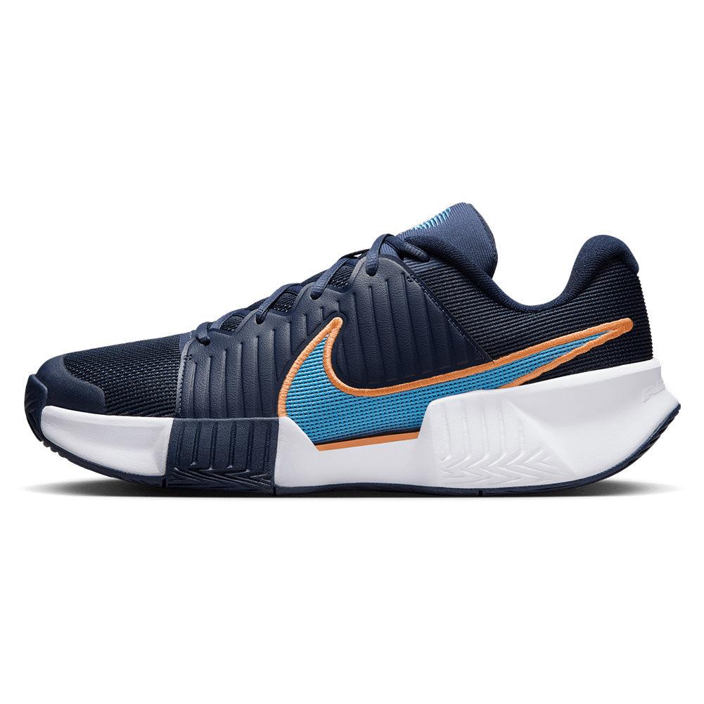 Men`s GP Challenge Pro Tennis Shoes Thunder Blue and Obsidian Nike