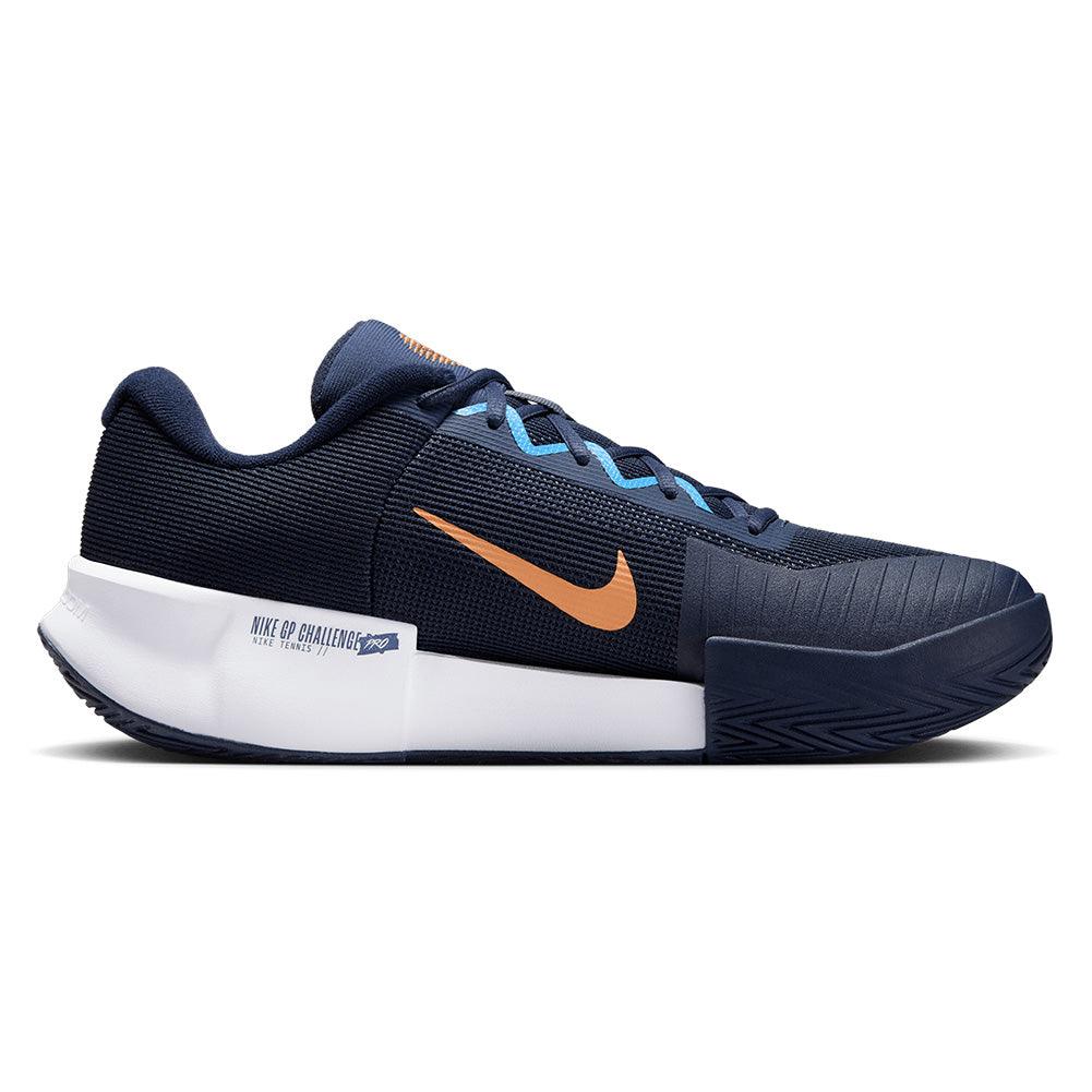 Men`s GP Challenge Pro Tennis Shoes Thunder Blue and Obsidian Nike