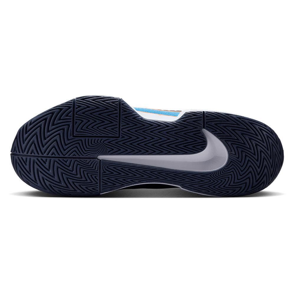 Men`s GP Challenge Pro Tennis Shoes Thunder Blue and Obsidian Nike