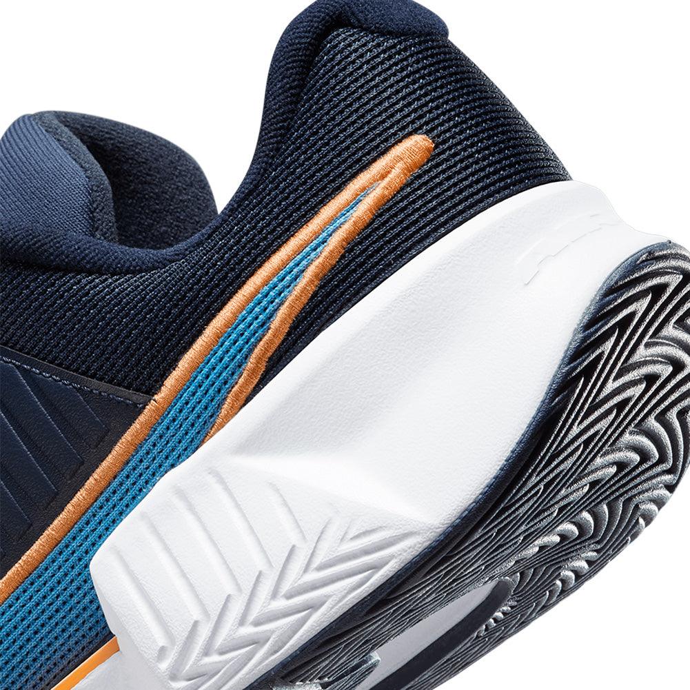 Men`s GP Challenge Pro Tennis Shoes Thunder Blue and Obsidian Nike