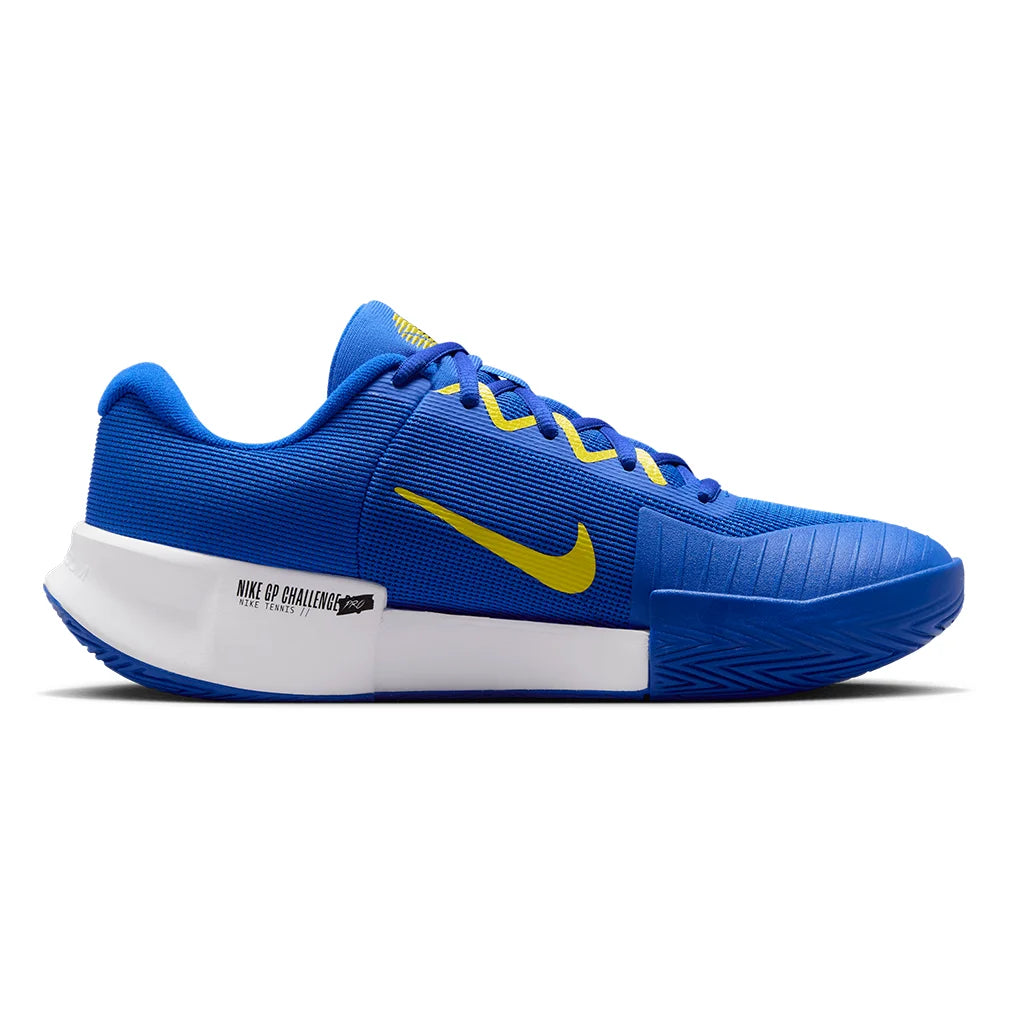 Men`s GP Challenge Pro Tennis Shoes Racer Blue and Black Footwear Nike