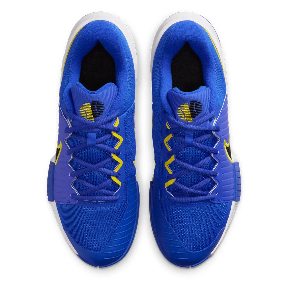 Men`s GP Challenge Pro Tennis Shoes Racer Blue and Black Footwear Nike
