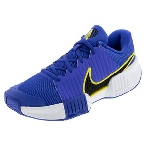 Men`s GP Challenge Pro Tennis Shoes Racer Blue and Black Footwear Nike