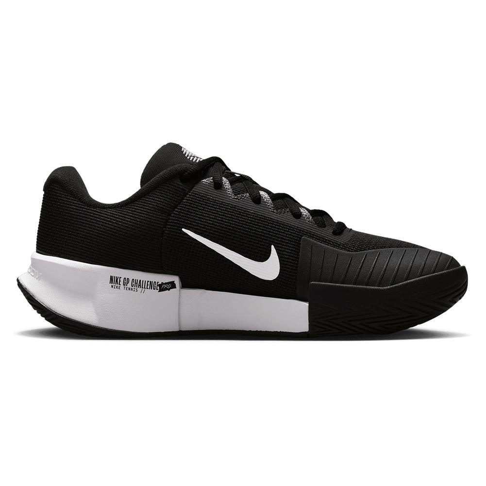 Women's GP Challenge Pro Tennis Shoes Black and White Footwear Nike
