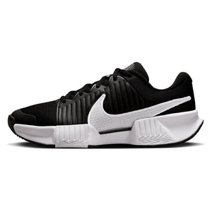 Women's GP Challenge Pro Tennis Shoes Black and White Footwear Nike