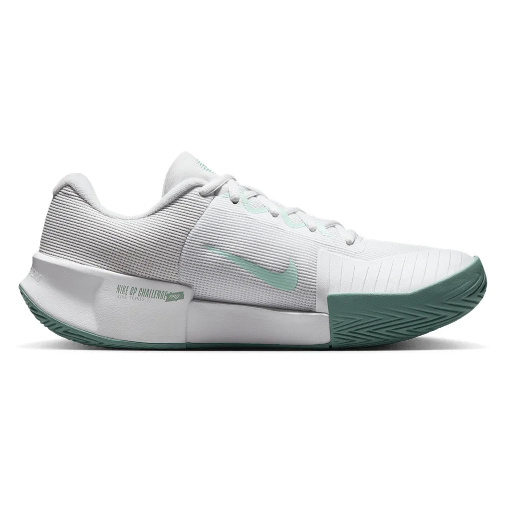 Women`s GP Challenge Pro Tennis Shoes White and Mint Foam Footwear Nike