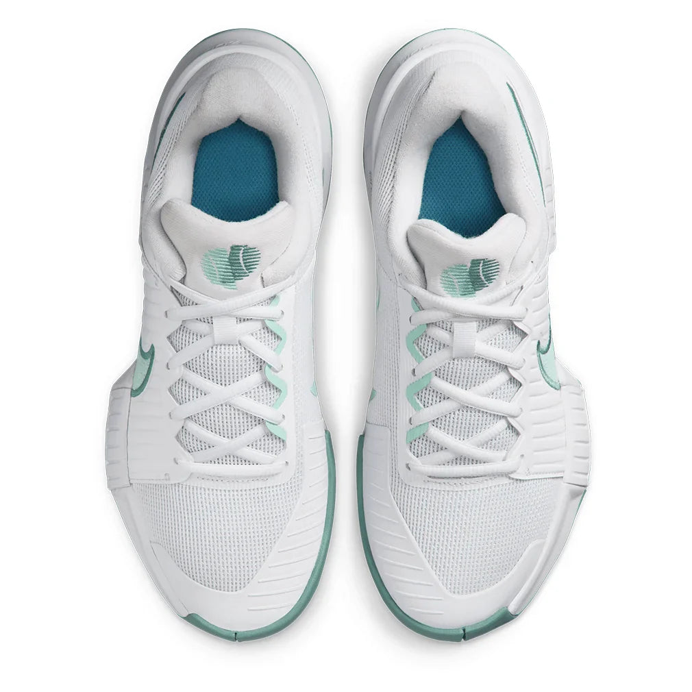 Women`s GP Challenge Pro Tennis Shoes White and Mint Foam Footwear Nike