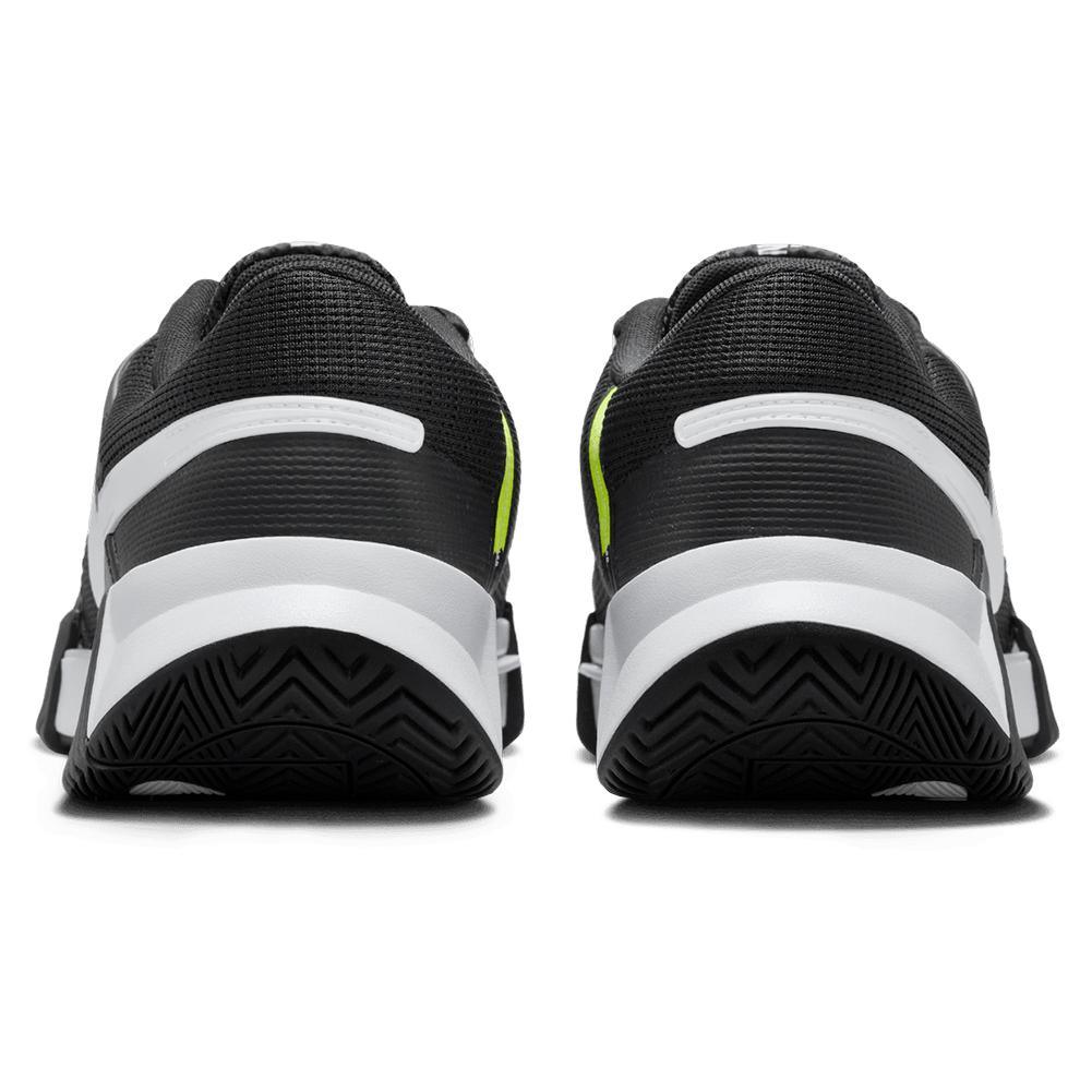 Men's Zoom GP Challenge 1 Tennis Shoes Black and White Footwear Nike