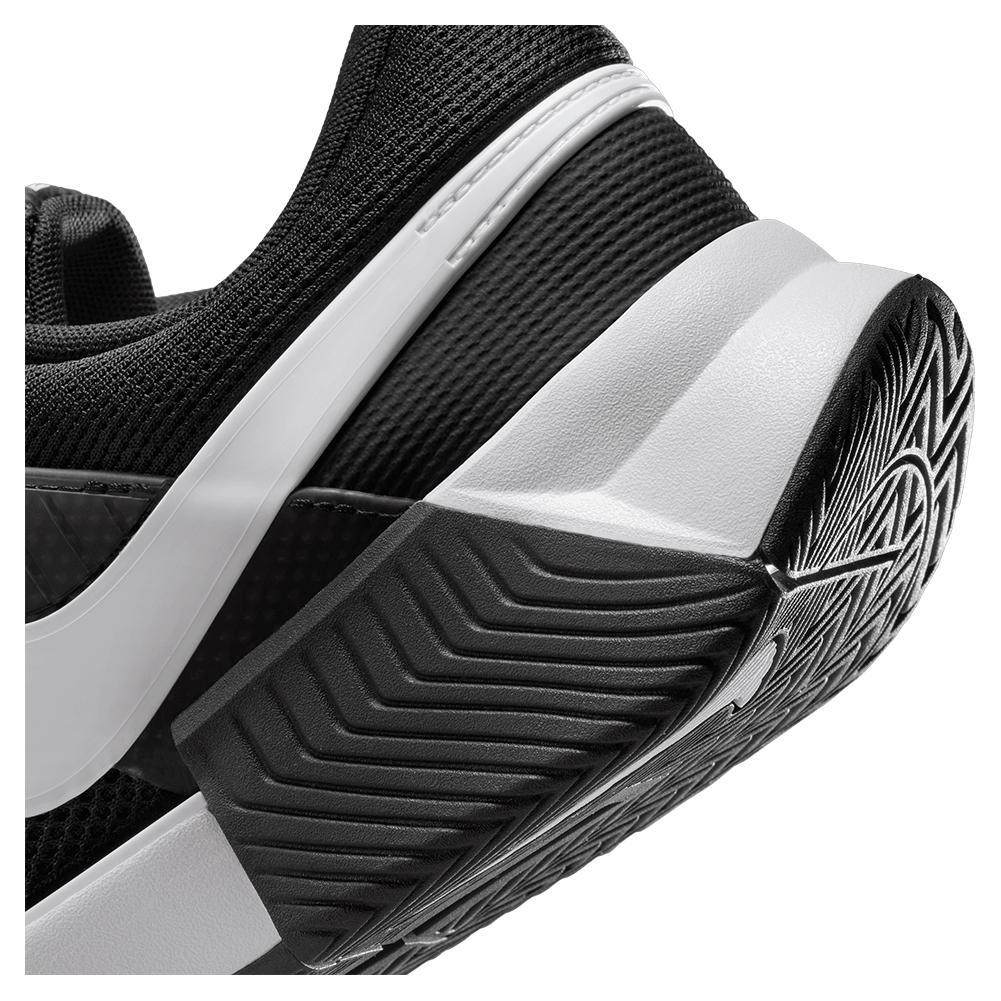 Men's Zoom GP Challenge 1 Tennis Shoes Black and White Footwear Nike