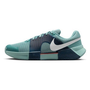 Men`s Zoom GP Challenge 1 Tennis Shoes Cannon and White Footwear Nike