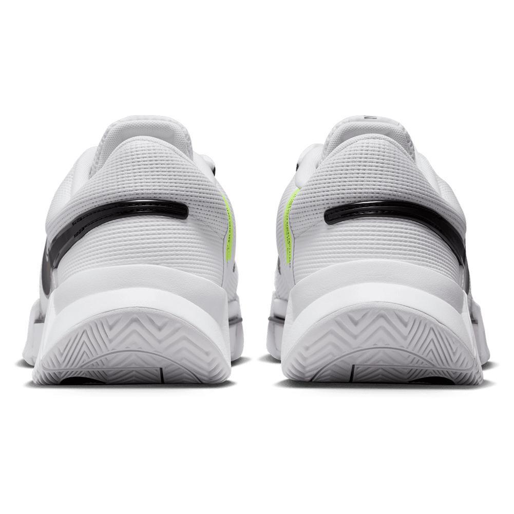 Men's Zoom GP Challenge 1 Tennis Shoes White and Black Footwear Nike