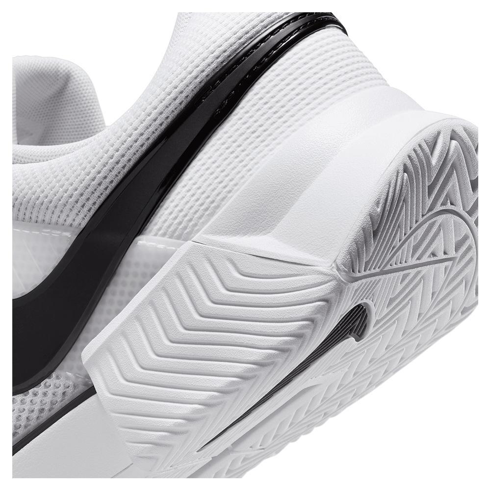 Men's Zoom GP Challenge 1 Tennis Shoes White and Black Footwear Nike