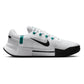 Men`s Zoom GP Challenge 1 Tennis Shoes White and Black Footwear Nike